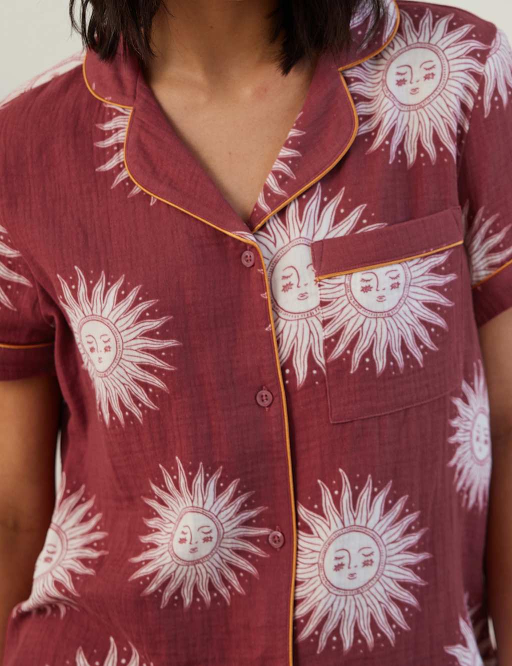 Pure Cotton Sun Print Shortie Set 4 of 8