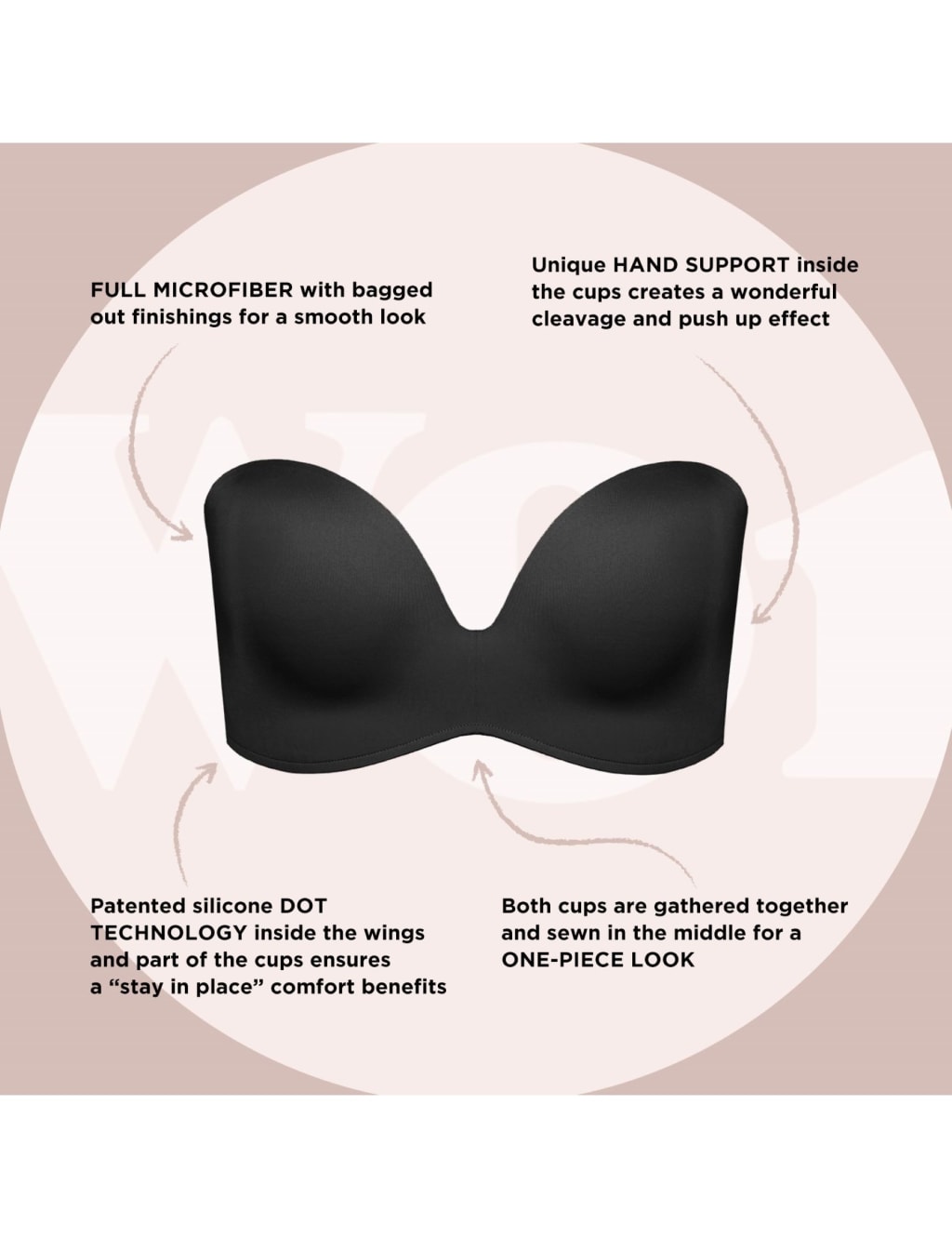 Ultimate Wired Strapless Bra A-E 5 of 7