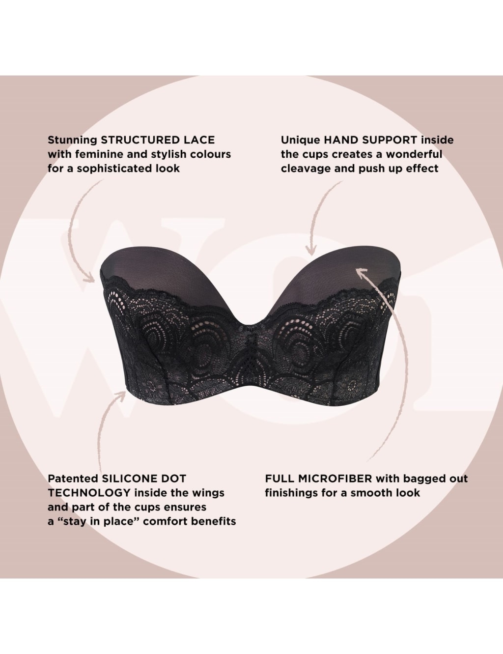 Refined glamour ultimate strapless bra 2025