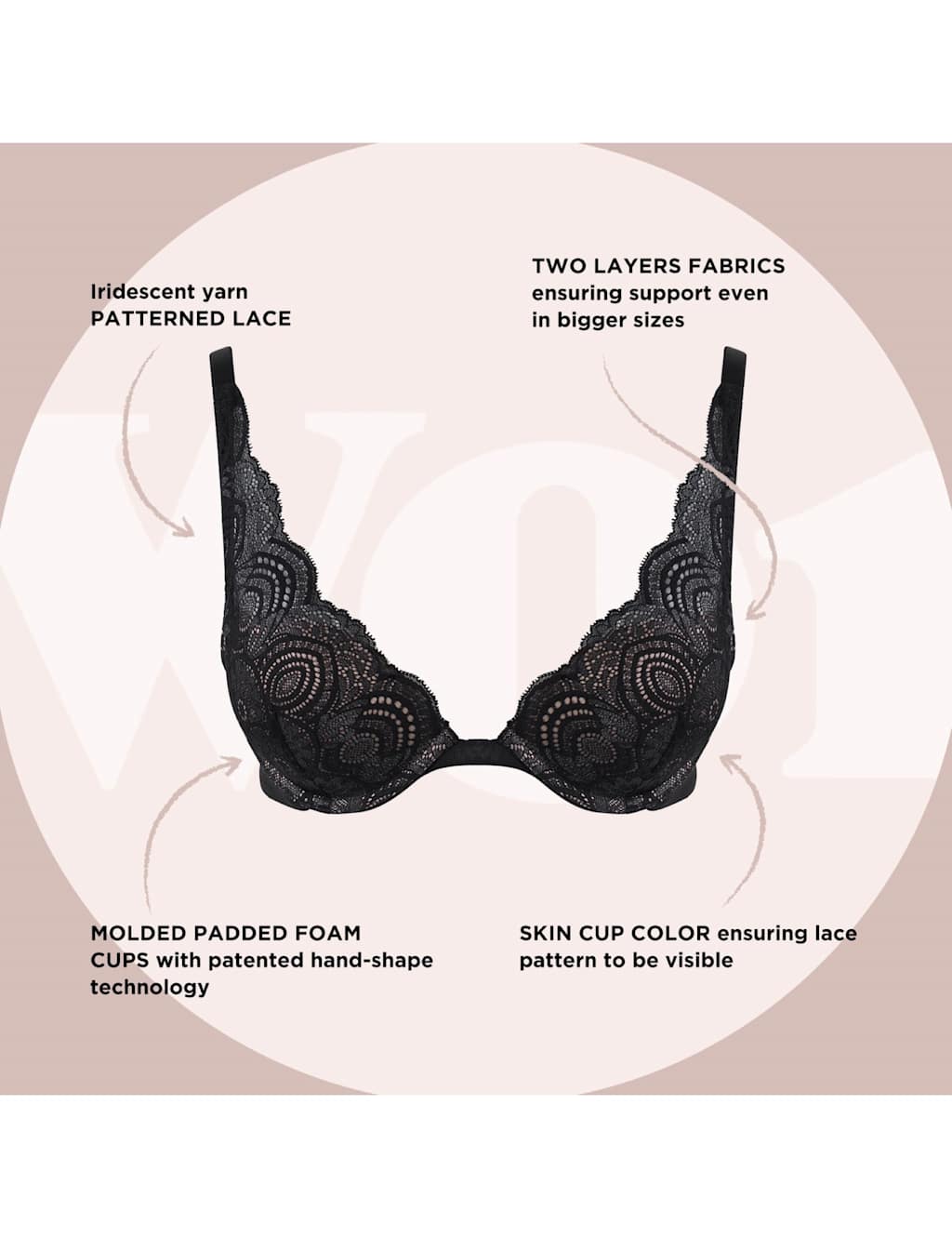 Refined Glamour Wired Push-Up Bra 8 of 8