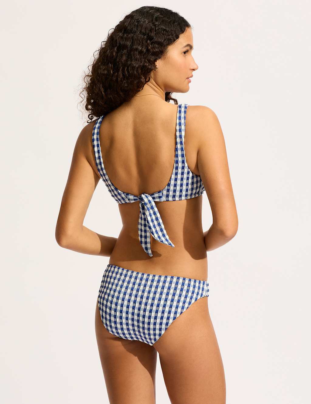 Gingham Hipster Bikini Bottoms 6 of 6