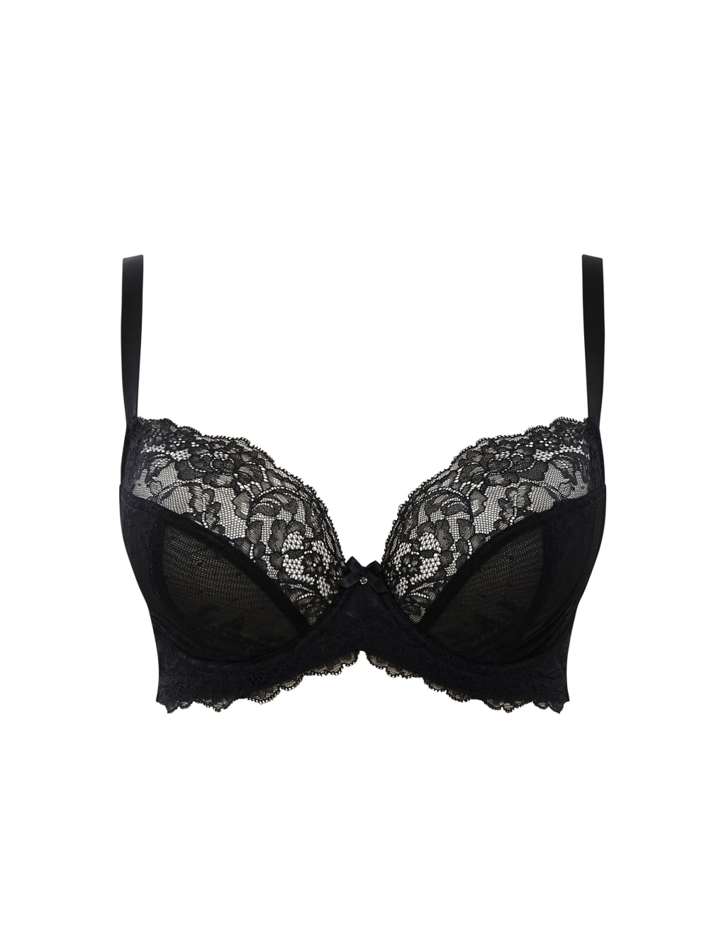 Ana Lace Plunge Bra D-J 2 of 5
