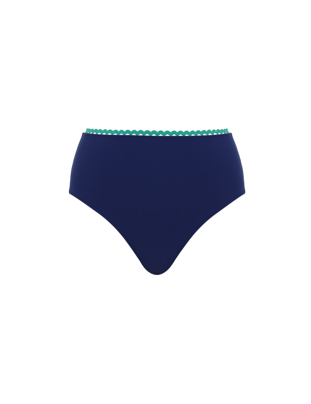 Ric Rac Trim High Waisted Bikini Bottoms 2 of 2