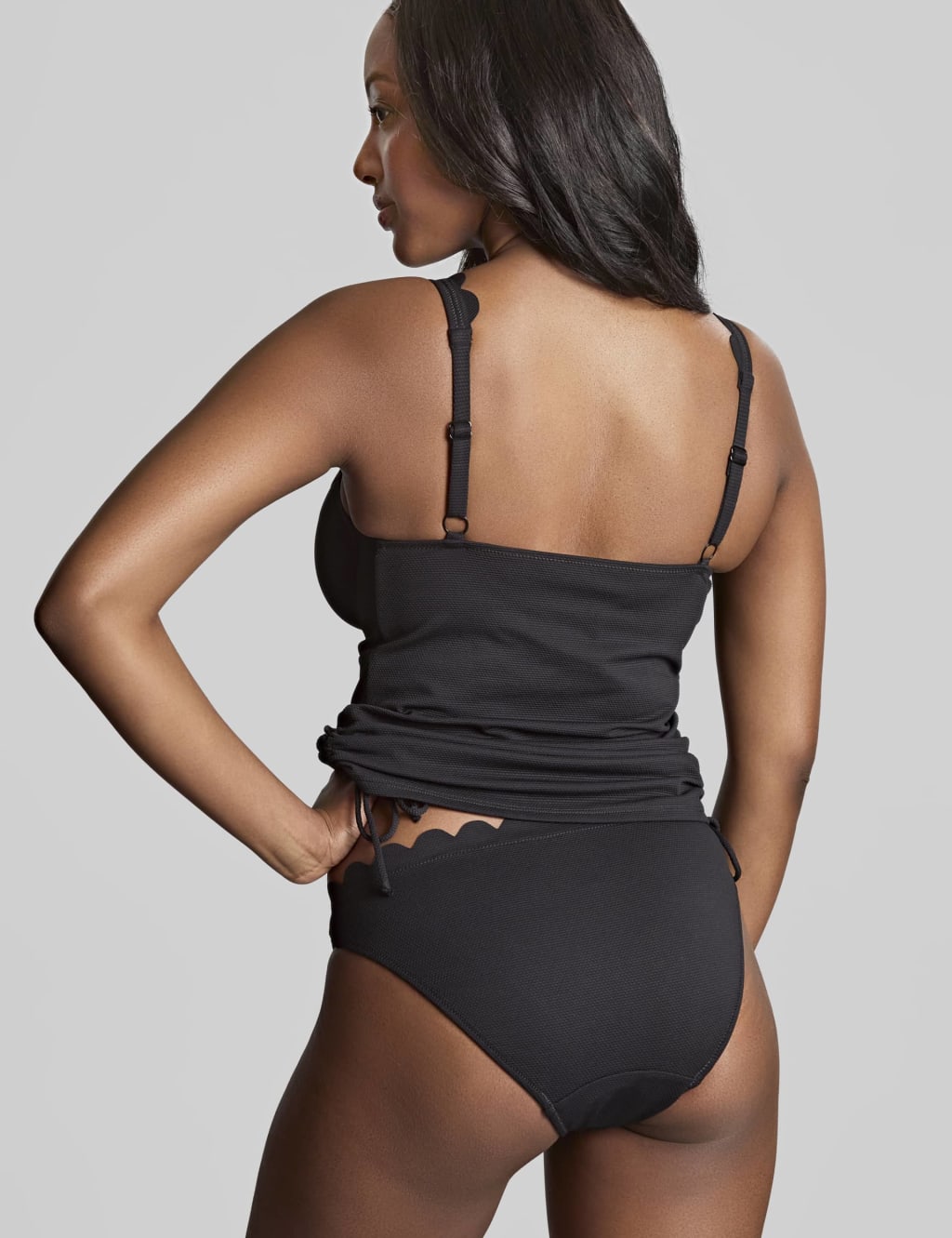 Spirit Selena Wired Plunge Tankini Top D-J 3 of 3