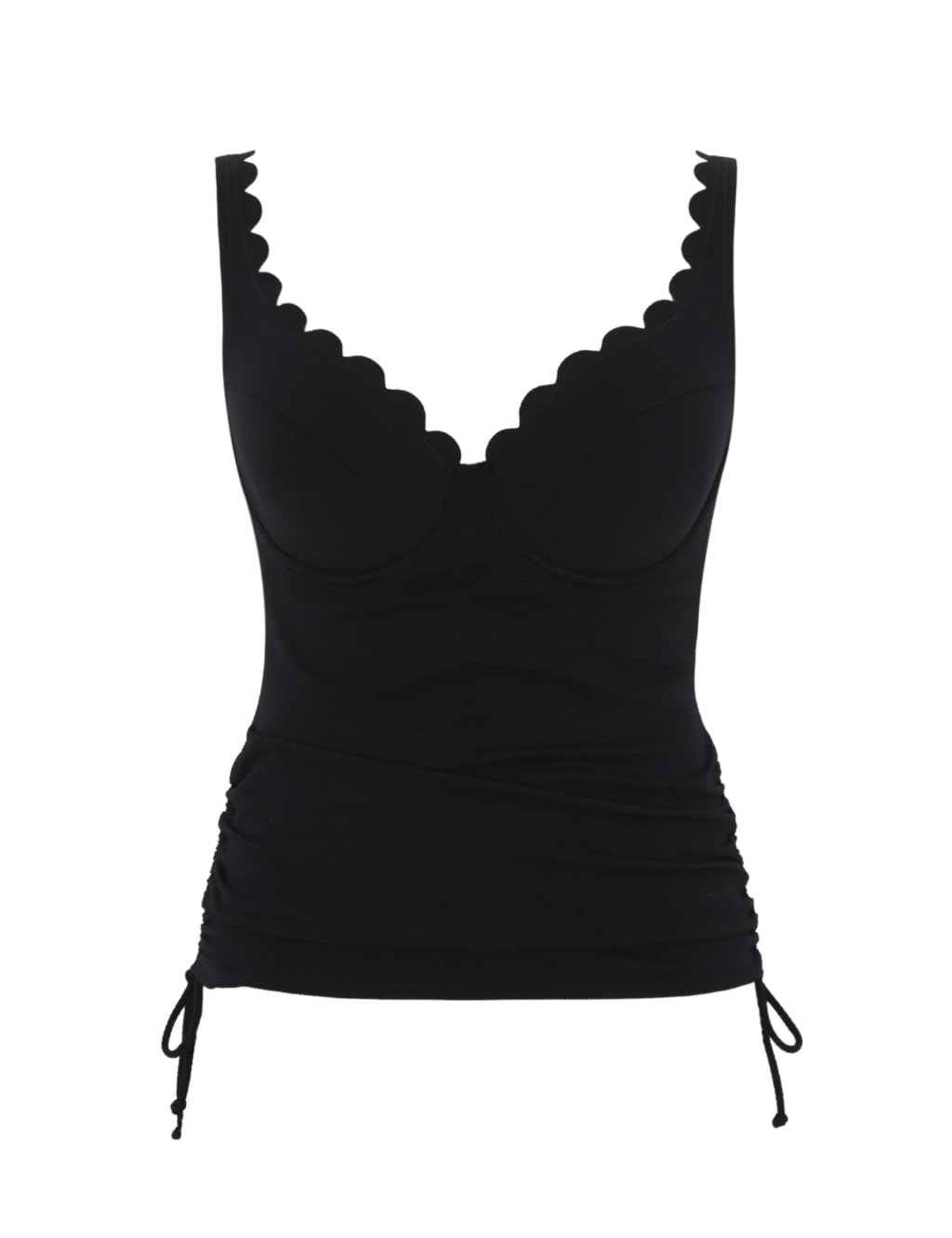 Spirit Selena Wired Plunge Tankini Top D-J 2 of 3