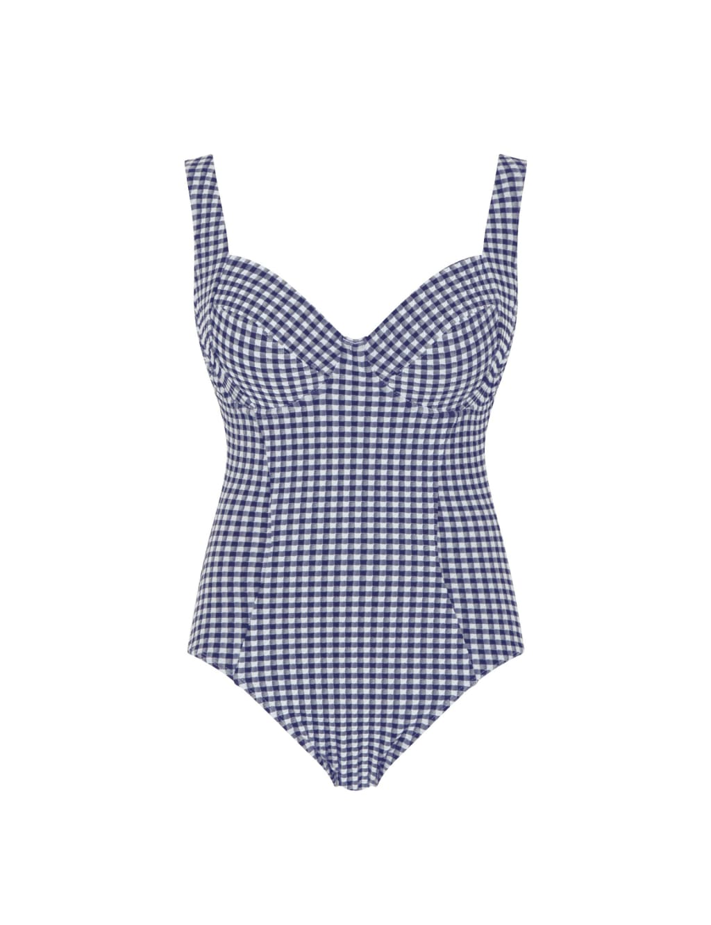 Paloma Gingham Textured Wired Swimsuit 2 of 2
