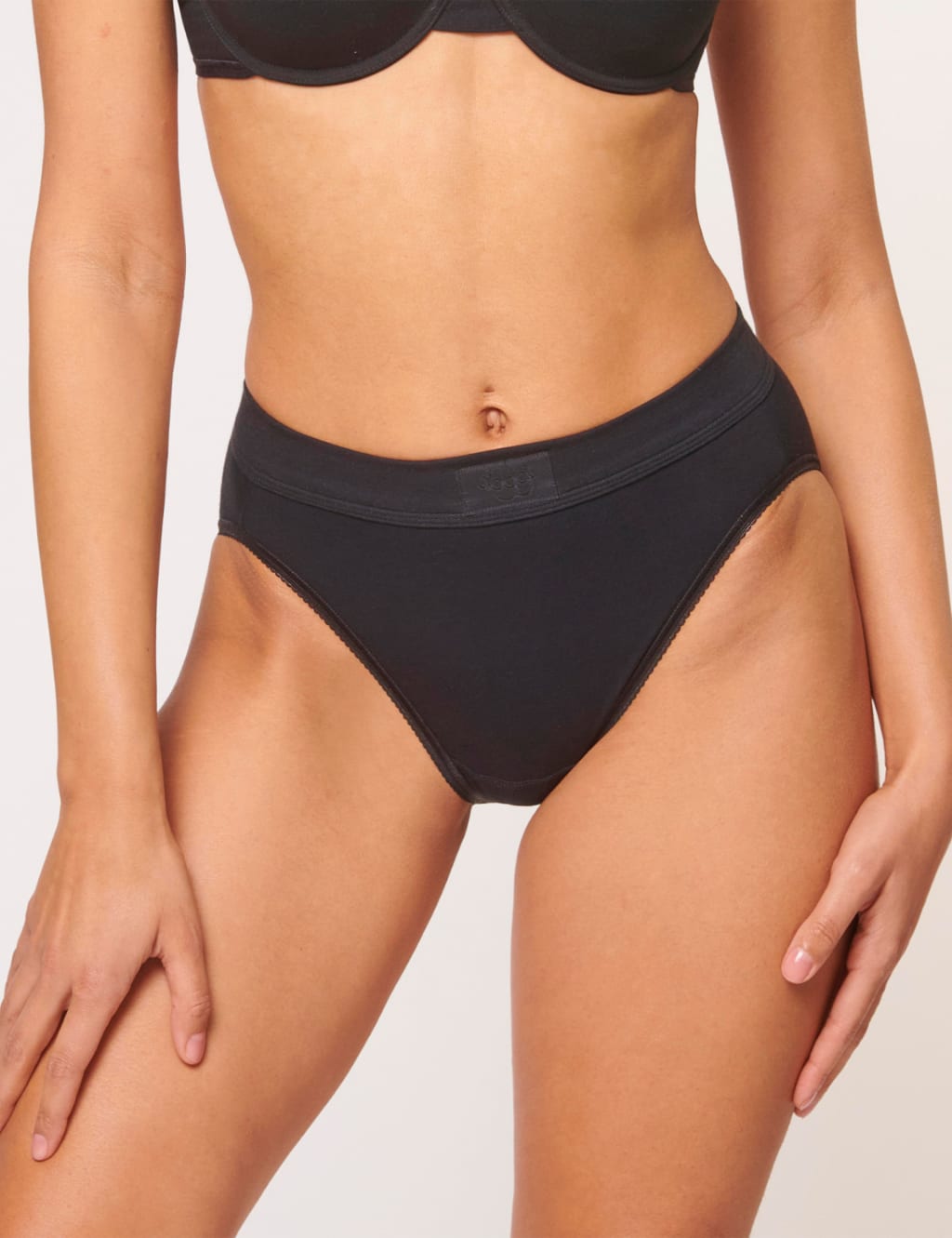 2pk Double Comfort Cotton High-Leg Briefs 4 of 4