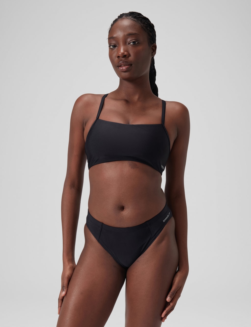 Solid Racer Back Bikini Top 3 of 7