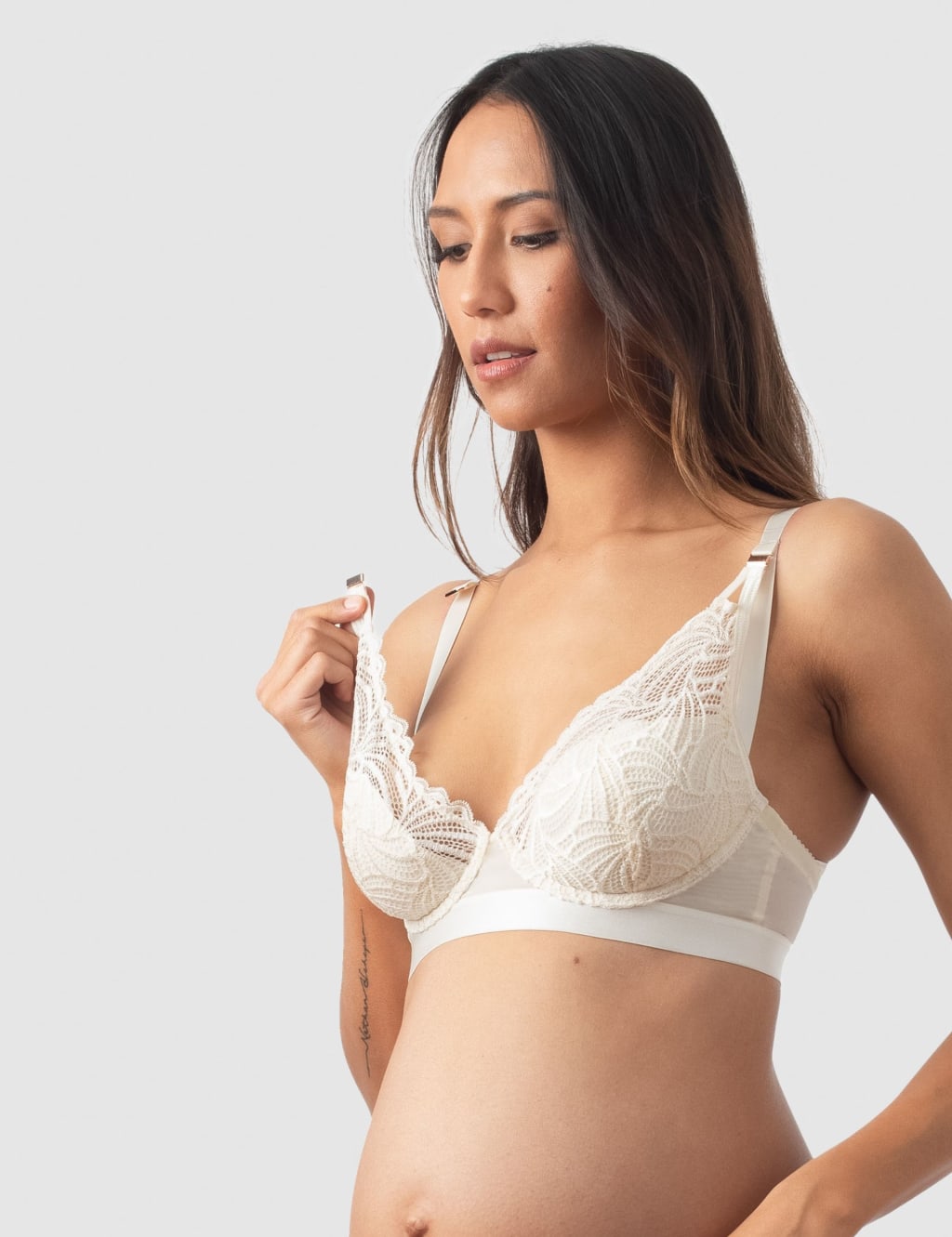 Warrior Plunge Lace Flexi Wired Nursing Bra C-G 5 of 11