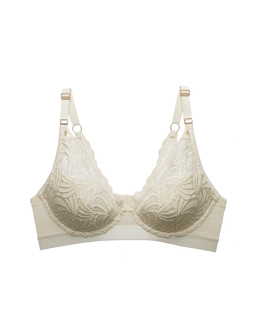 Warrior Plunge Lace Flexi Wired Nursing Bra C-G 2 of 11