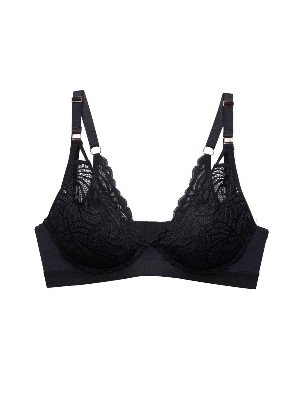 Warrior Plunge Lace Flexi Wired Nursing Bra C-G 2 of 9