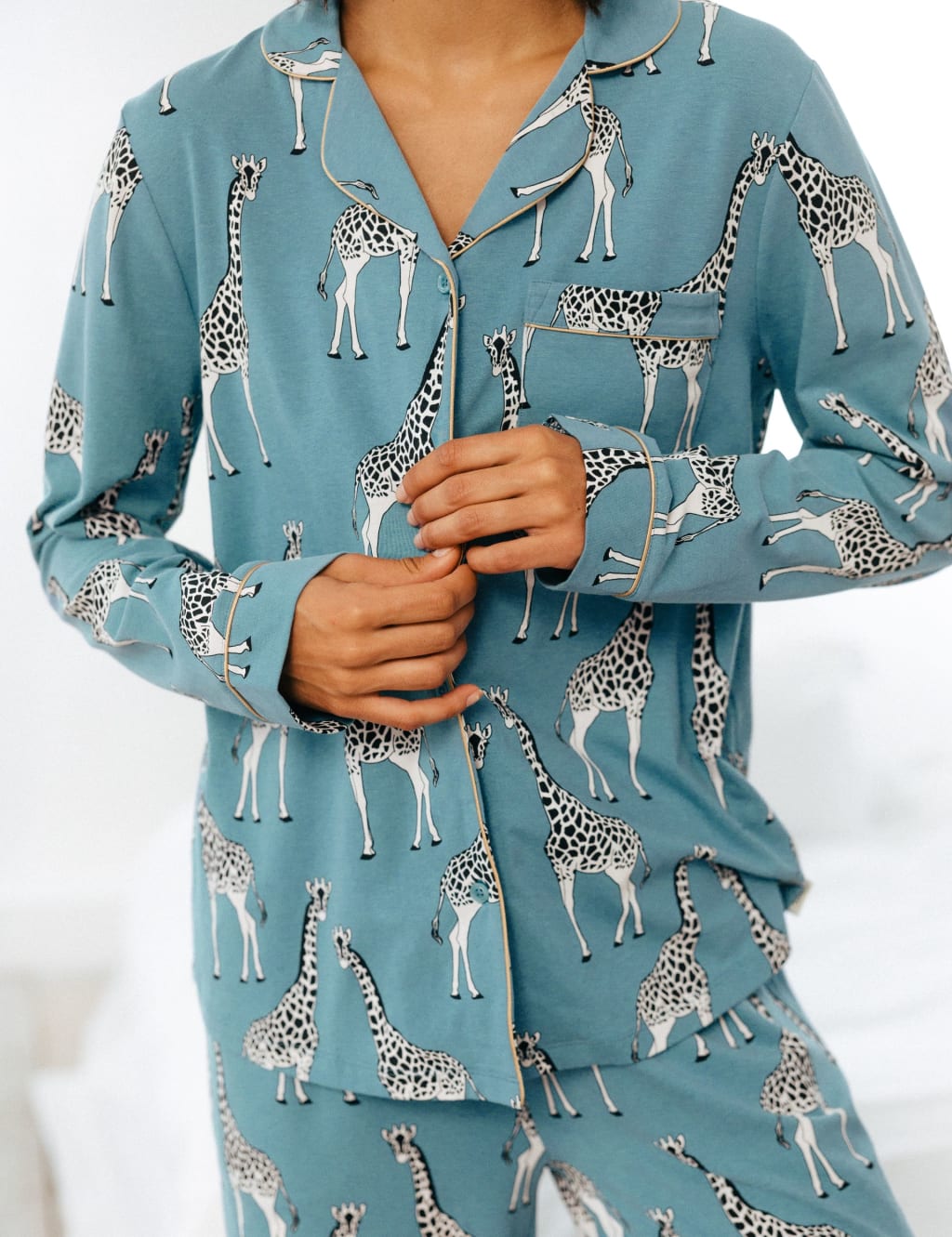 Giraffe pyjamas ladies hot sale