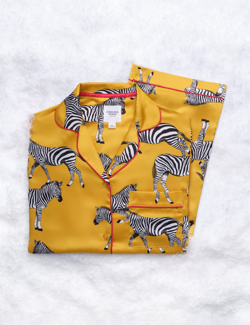 Satin Zebra Print Pyjama Set Chelsea Peers M S