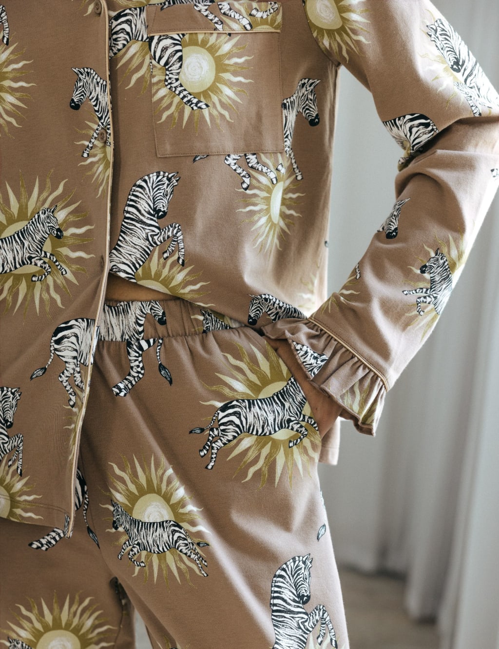 Cotton Rich Zebra Print Pyjama Set Chelsea Peers M S