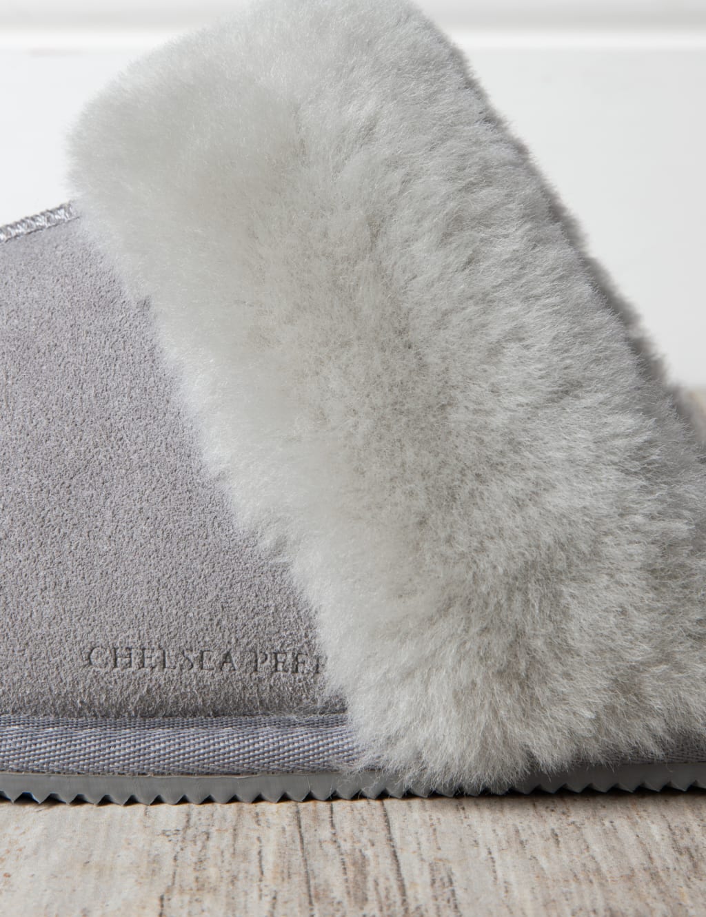 Suede Sheepskin Dome Mule Slippers 2 of 4