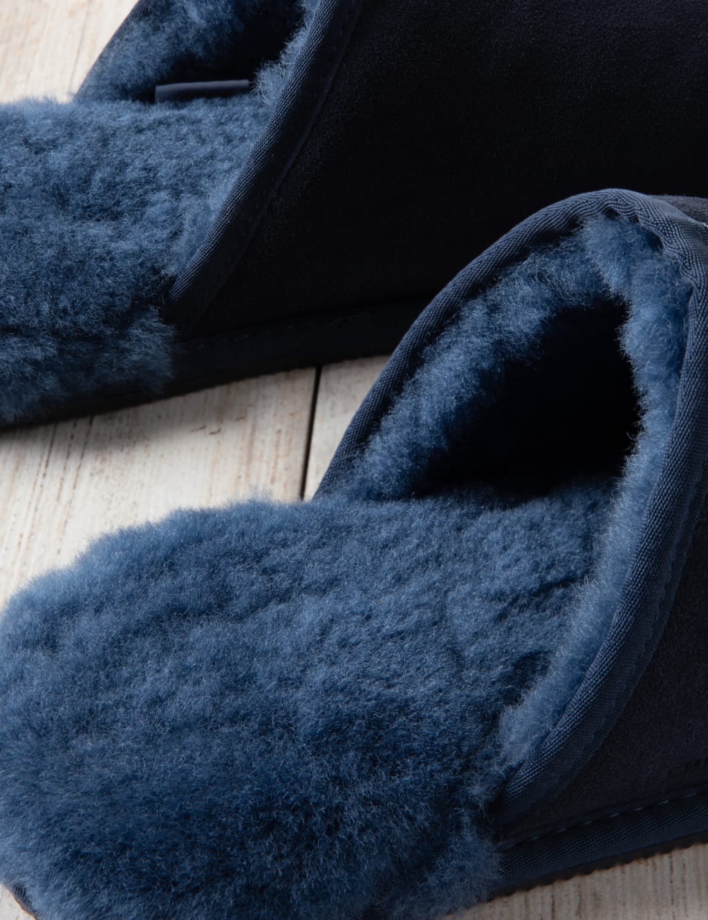 Suede Fleece Lined Mule Slippers 4 of 4