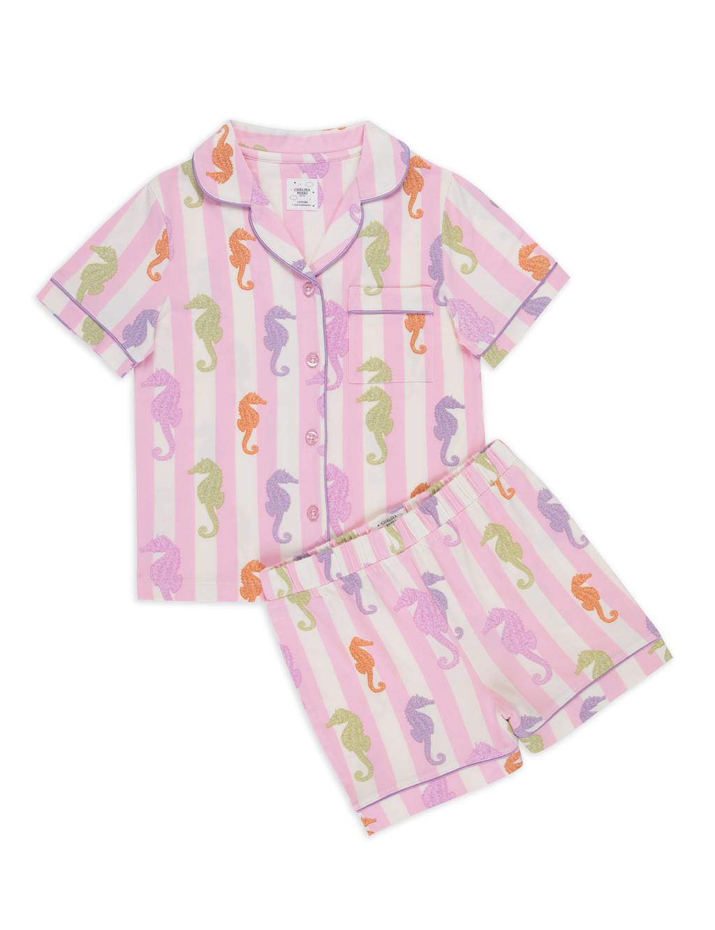 Striped Seahorse Pyjamas (1-12 Yrs) 3 of 4