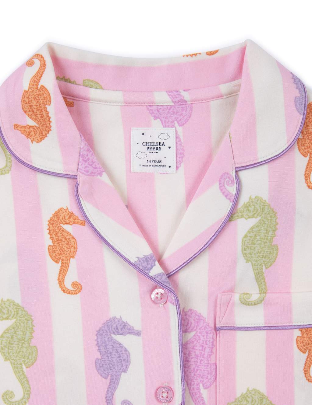Striped Seahorse Pyjamas (1-12 Yrs) 4 of 4