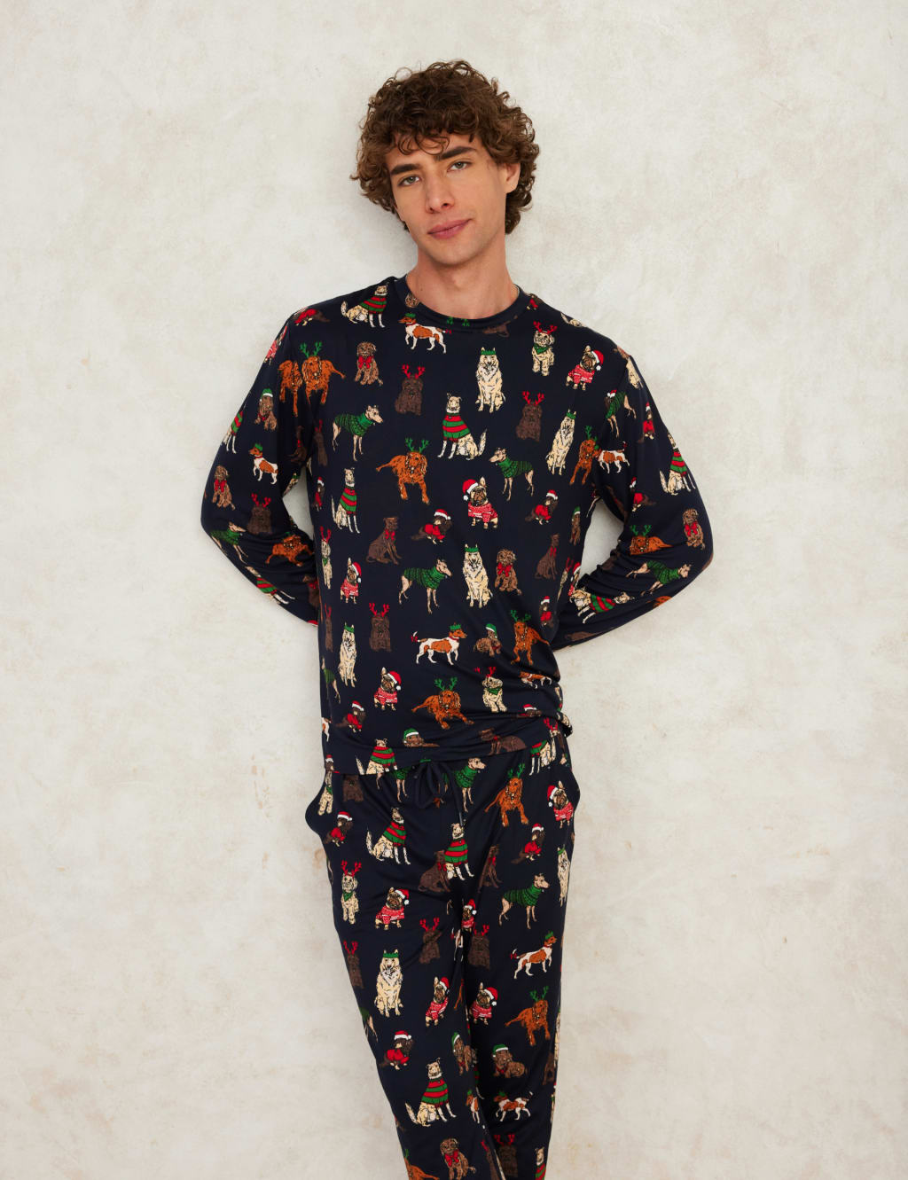 M and s mens christmas pyjamas 2025