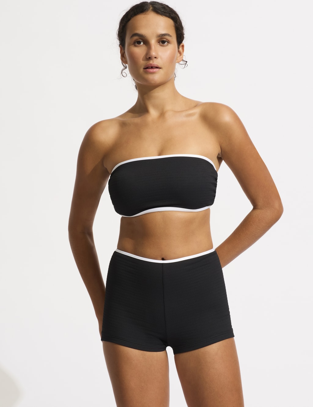 Beach Bound High Waisted Swim Shorts 4 of 4