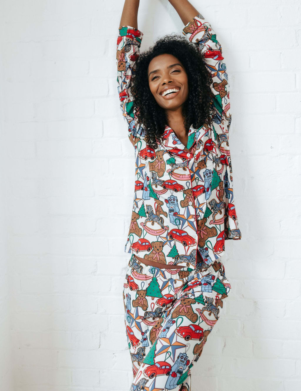 Christmas Vintage Toy Print Pyjama Set Chelsea Peers M S