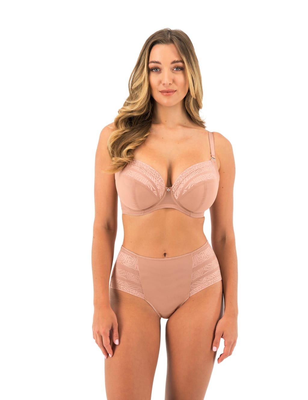 Devote Lace Wired Side Support Plunge Bra 3 of 5