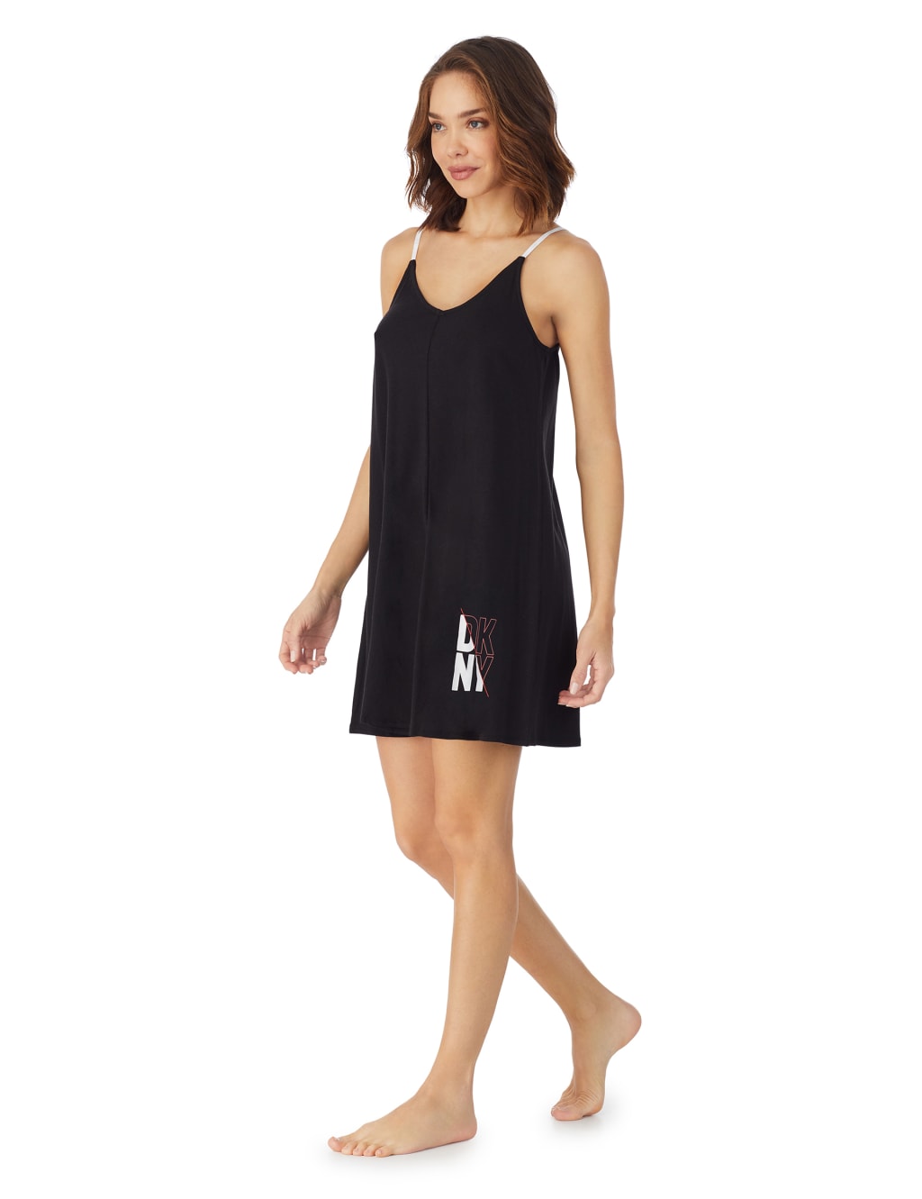 Jersey Strappy Logo Short Chemise 3 of 4