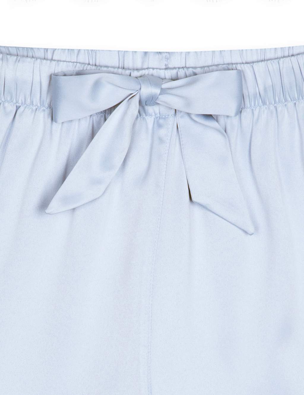 Satin Lace Trim Shortie Set 3 of 3