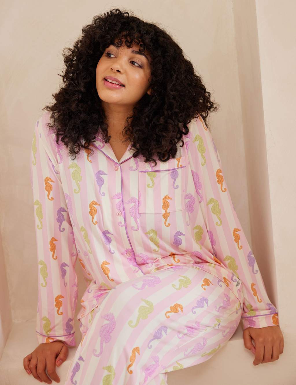 Seahorse Striped Pyjama Set 4 of 5