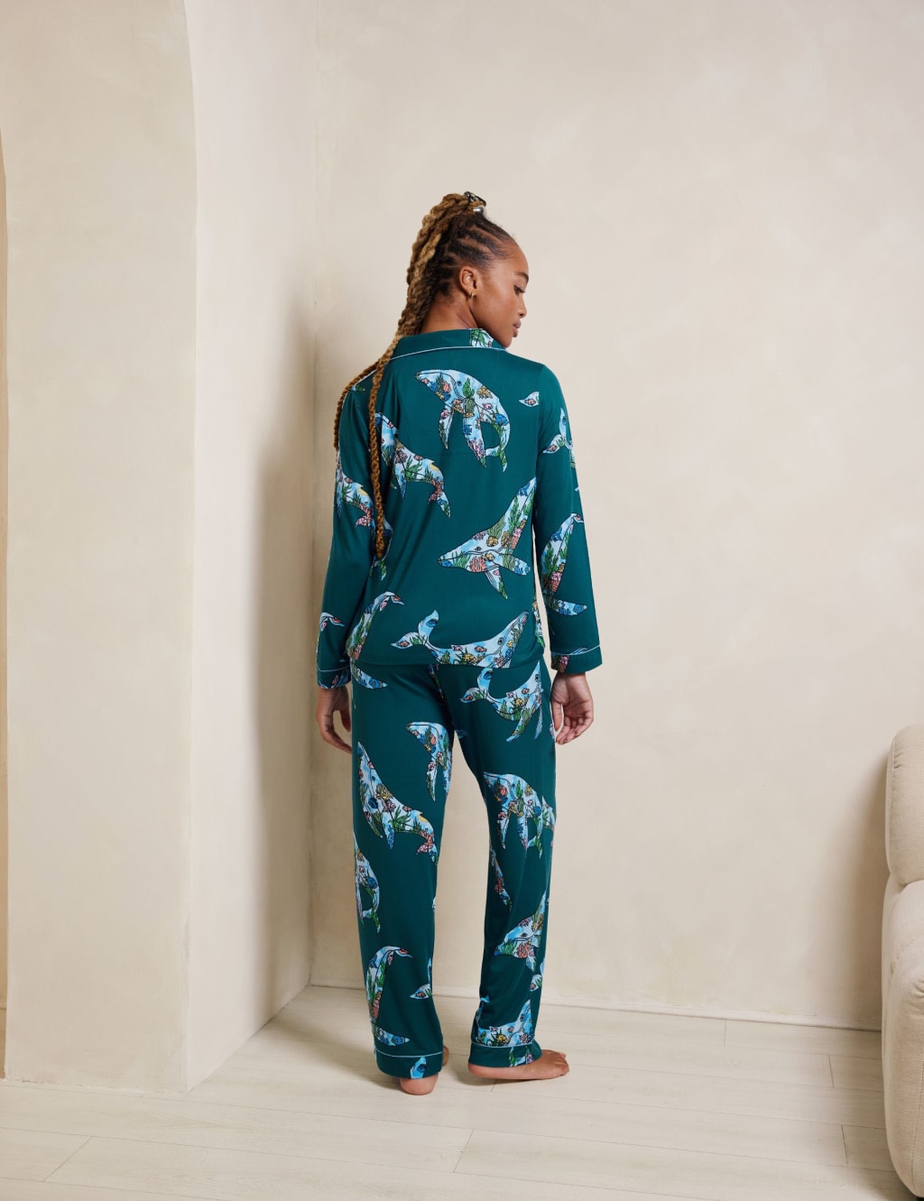 Whale Printed Pyjama Set 2 of 10