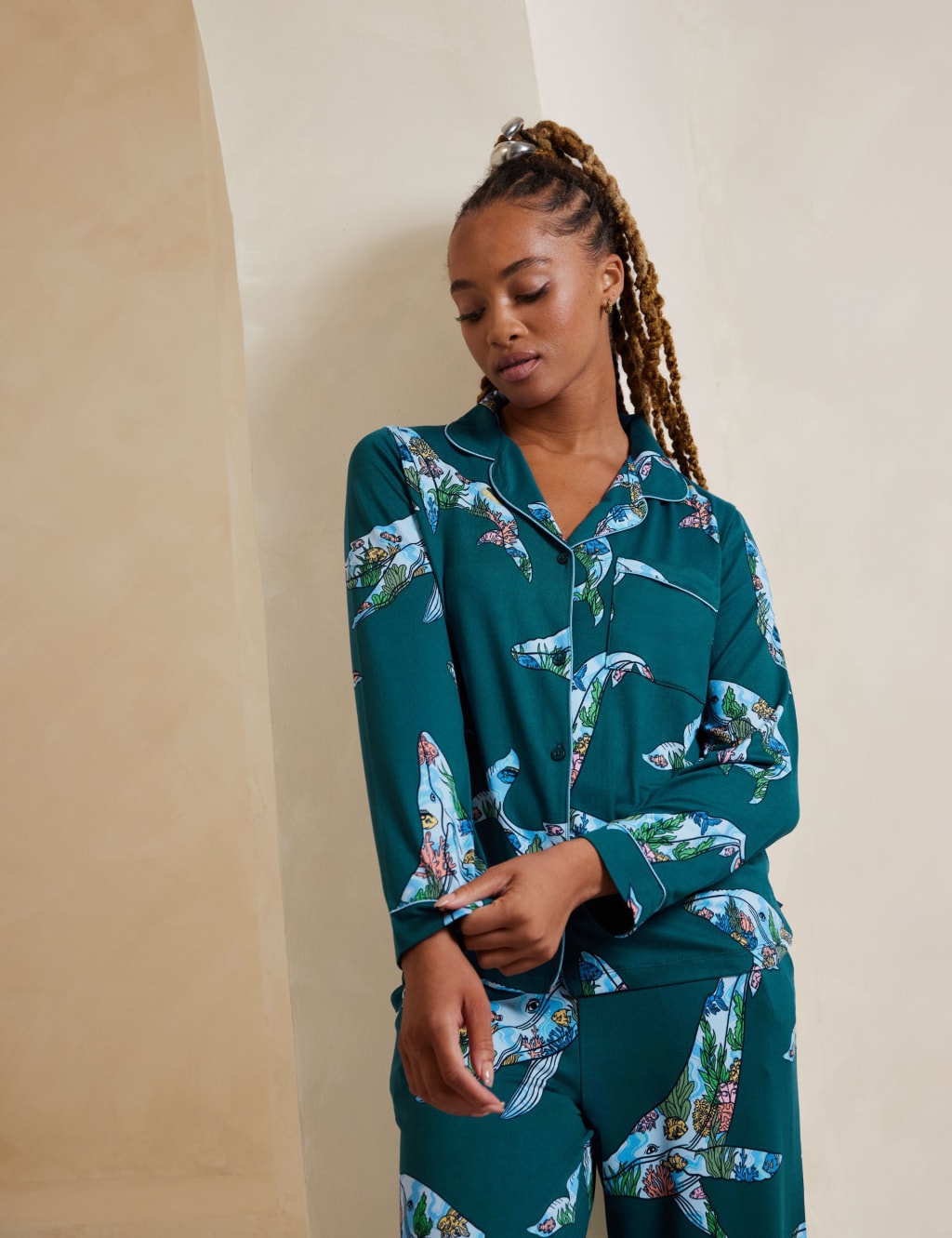 Whale Printed Pyjama Set 3 of 10