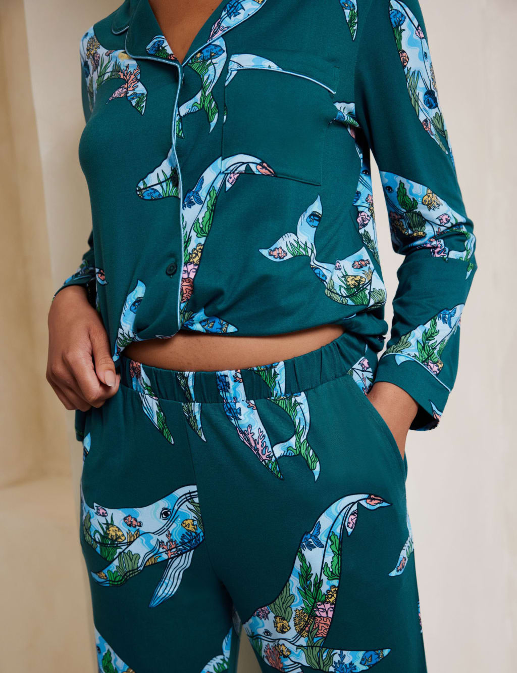 Whale Printed Pyjama Set 5 of 10