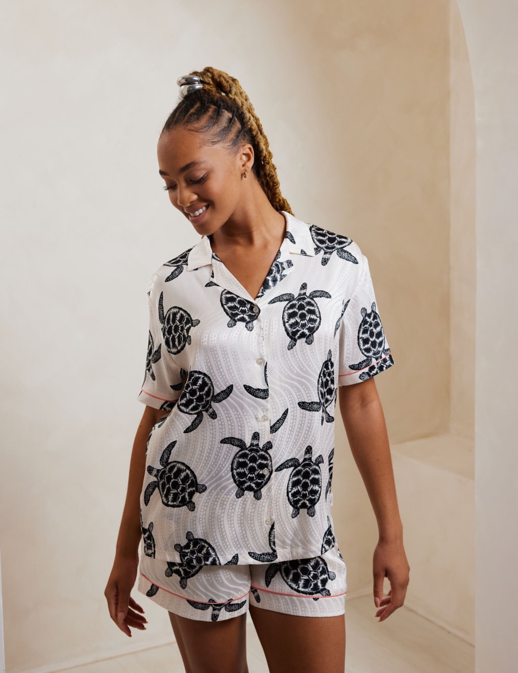 Jacquard Turtle Shortie Set 3 of 5