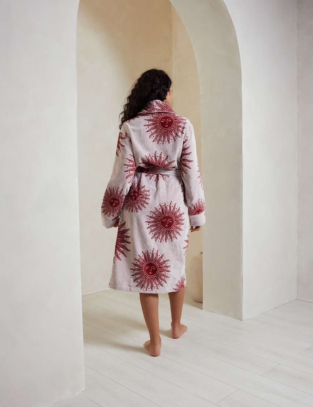 Pure Cotton Sun Print Dressing Gowns 2 of 4