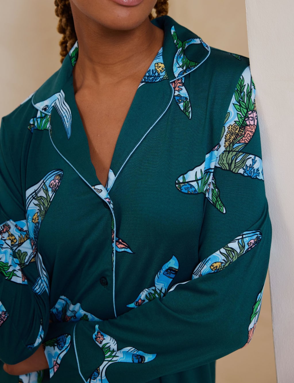 Jersey Whale Printed Nightshirt 4 of 7