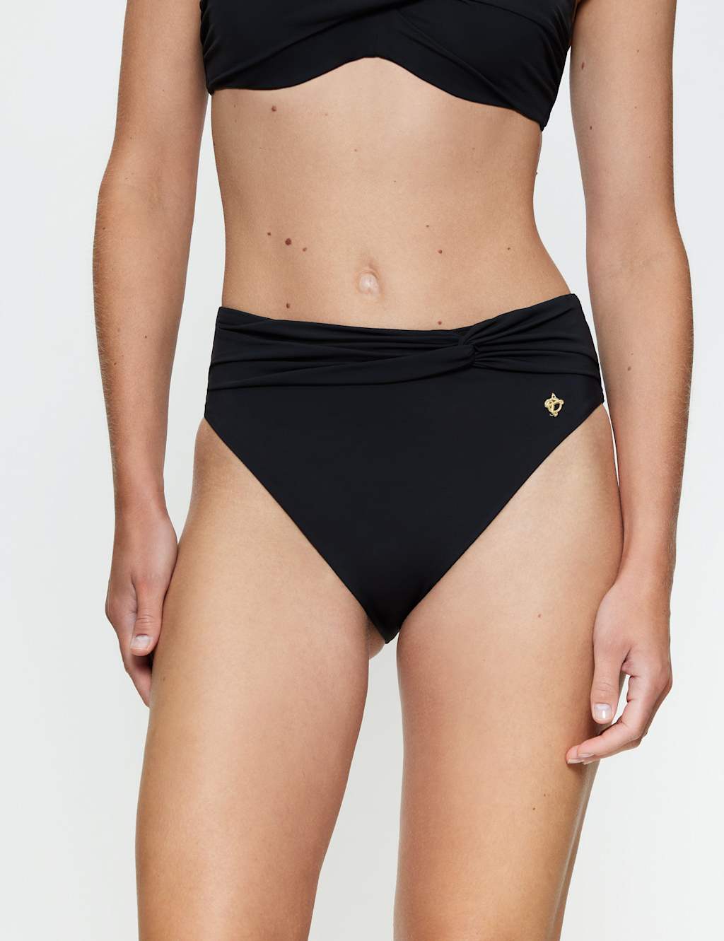 Summer Twist High Waisted Bikini Bottoms 2 of 5