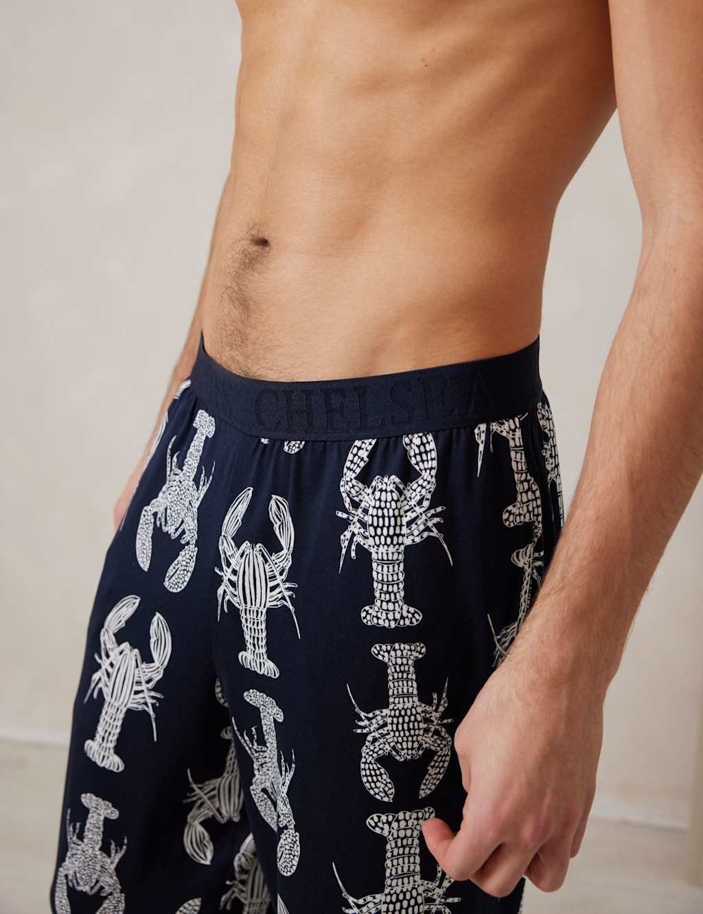 Lobster Print Pyjama Bottoms 6 of 6