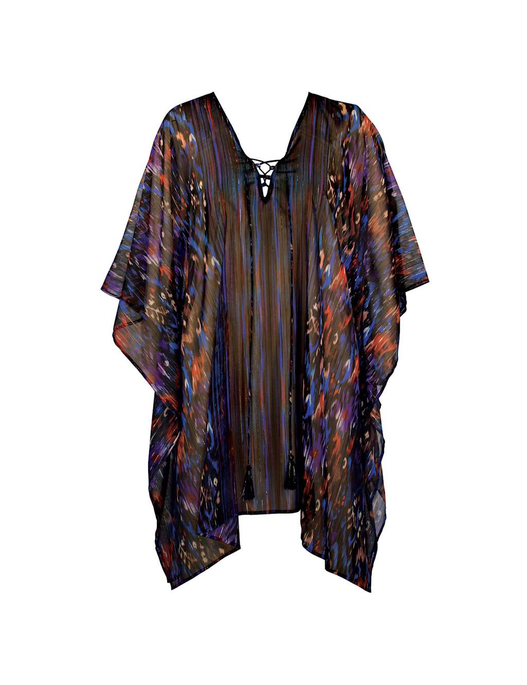 Sheer Printed Kaftan 2 of 6