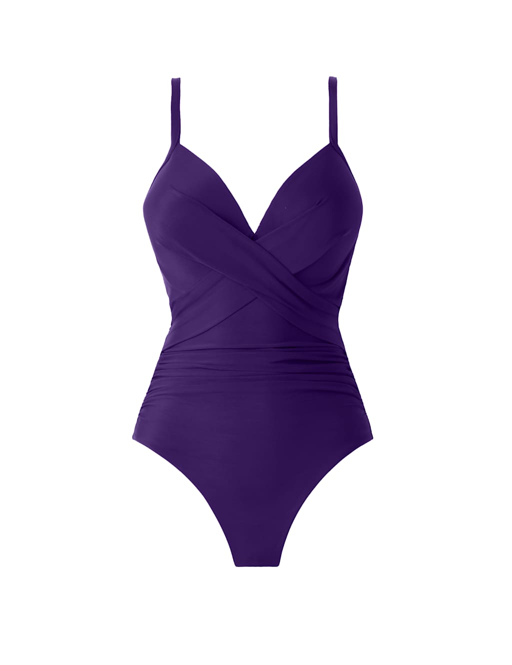 Captivate Wired Padded Ruched Plunge Swimsuit 2 of 5