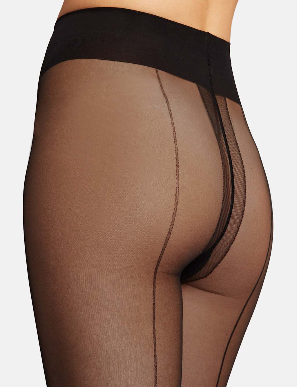 10 Denier Sheer Matt Back Seam Tights 5 of 5
