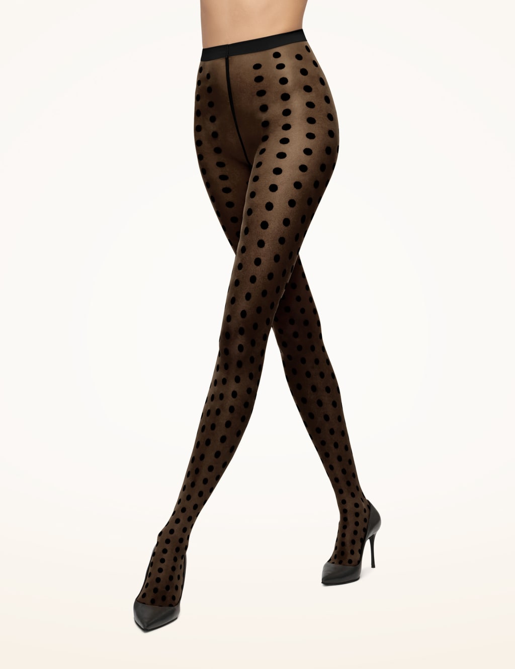 20 Denier Polka Dot Sheer Tights 3 of 3