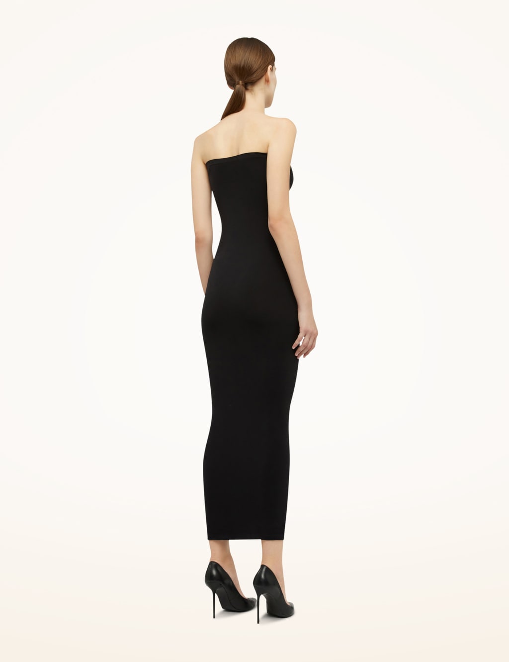 Velvet Bandeau Bodycon Dress 3 of 4