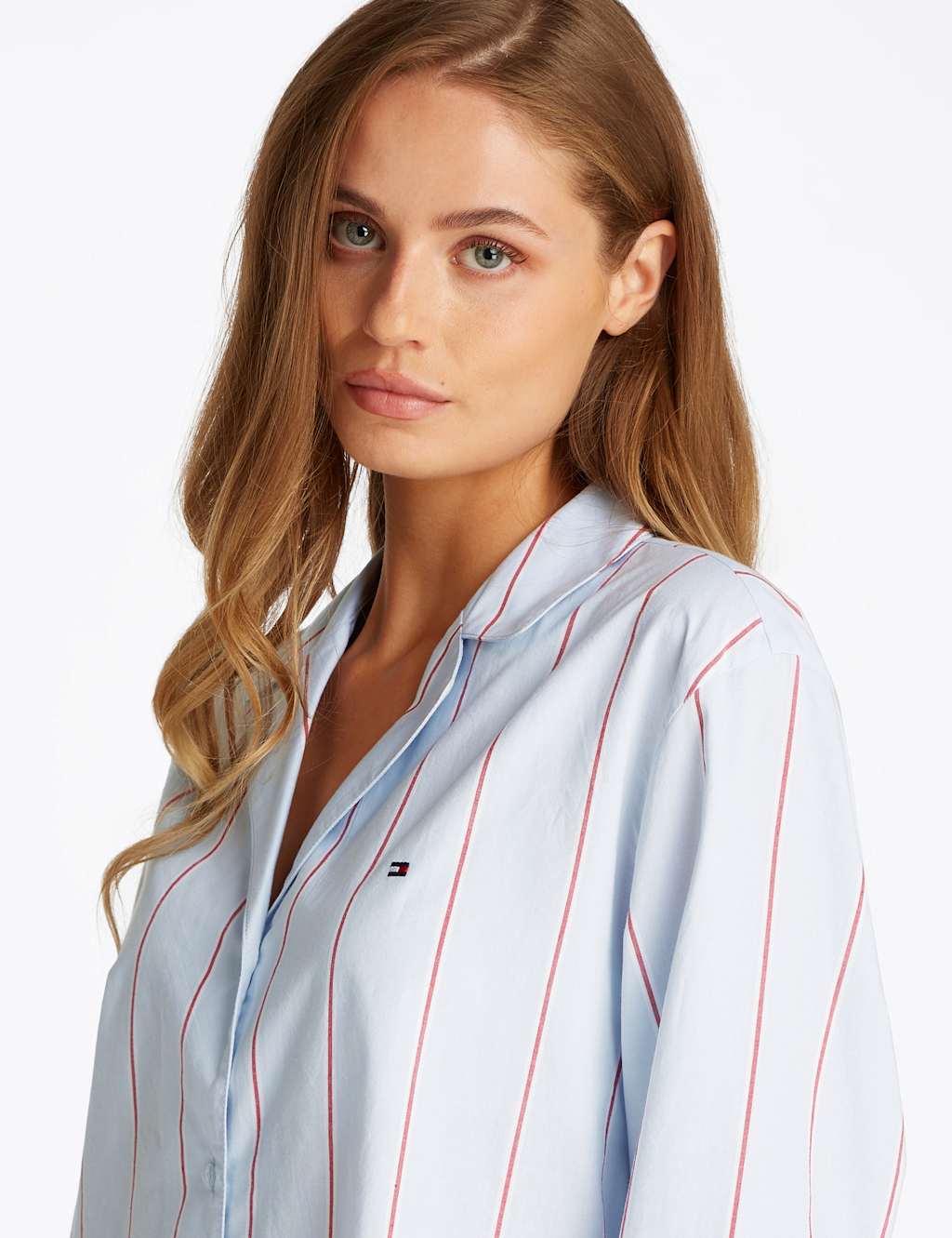 Essentials Pure Cotton Poplin Pyjama Top 5 of 5