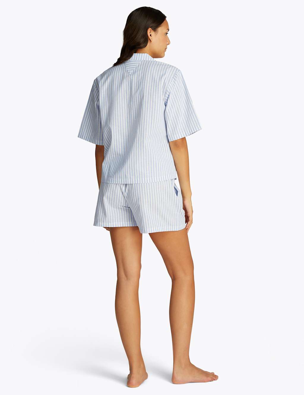 Essentials Cotton Rich Striped Shortie Set 4 of 6