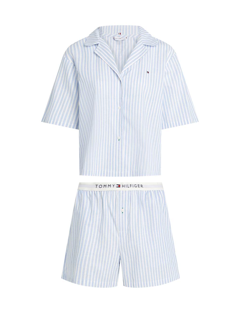Essentials Cotton Rich Striped Shortie Set 2 of 6