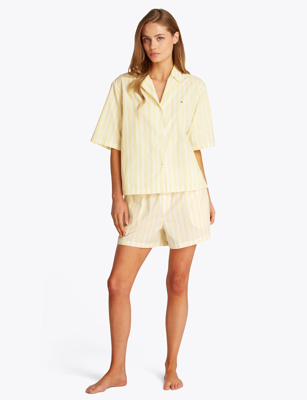 Essentials Pure Cotton Poplin Pyjama Top 3 of 5