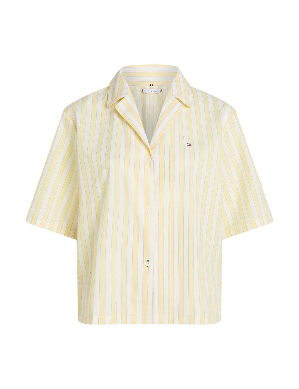 Essentials Pure Cotton Poplin Pyjama Top 2 of 5