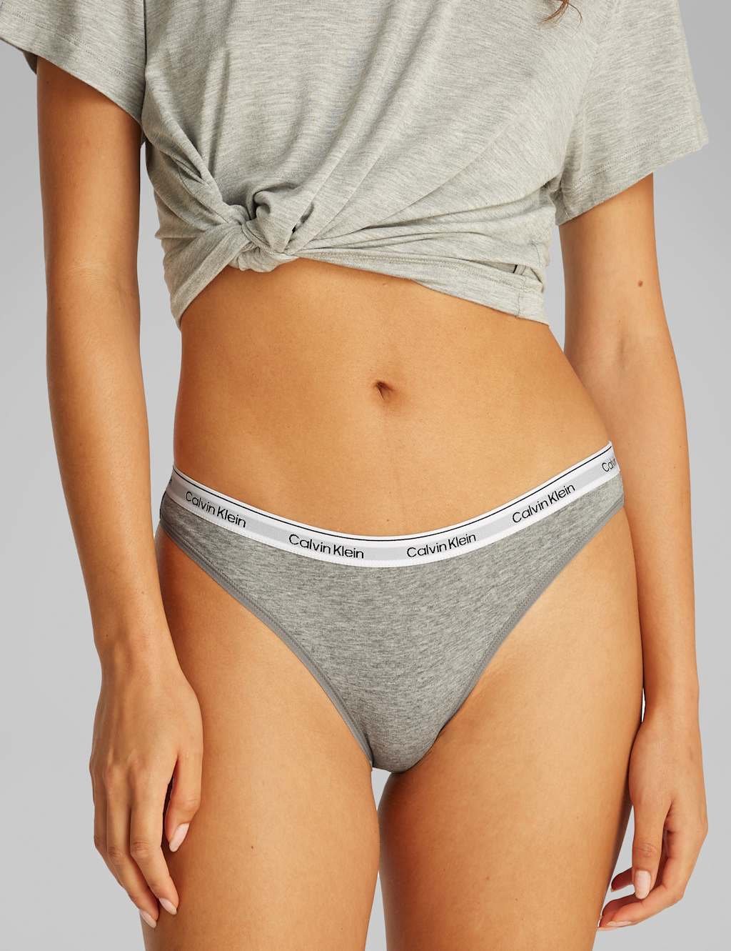 3pk Modern Logo Cotton Rich Bikini Knickers 2 of 5