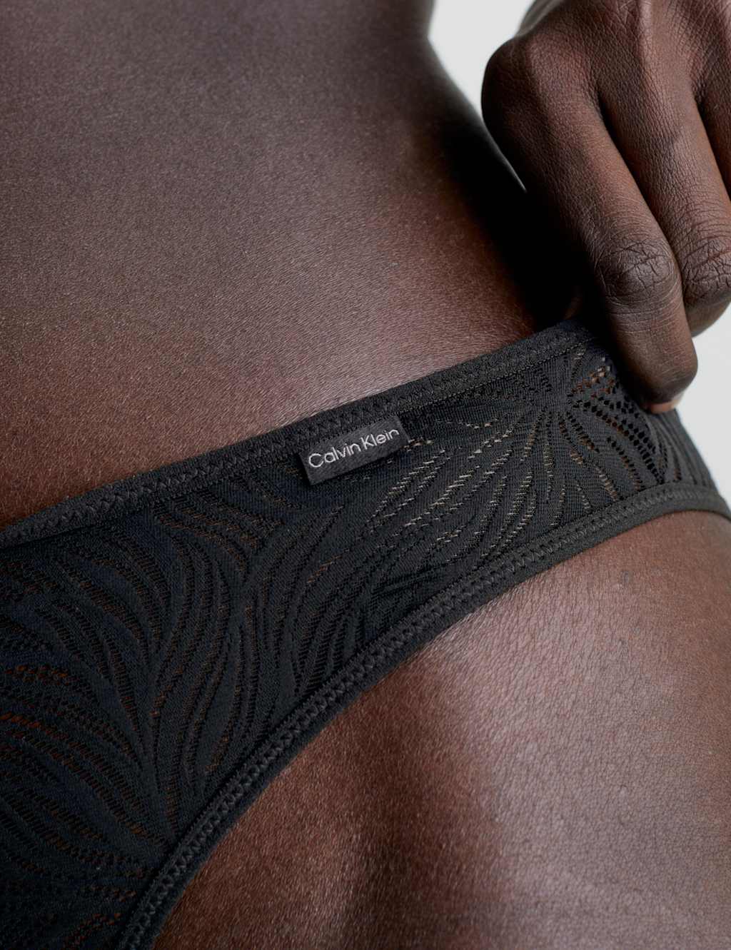 Sheer Marquisette Lace Thong 9 of 9