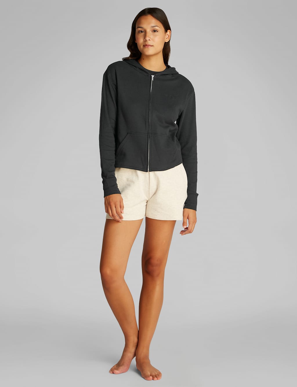 Modern Terry Cotton Rich Zip Lounge Hoodie 3 of 5